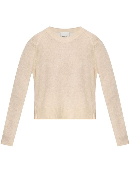 Maglione girocollo beige ISABEL MARANT | PU0554FAB3L01I90BE